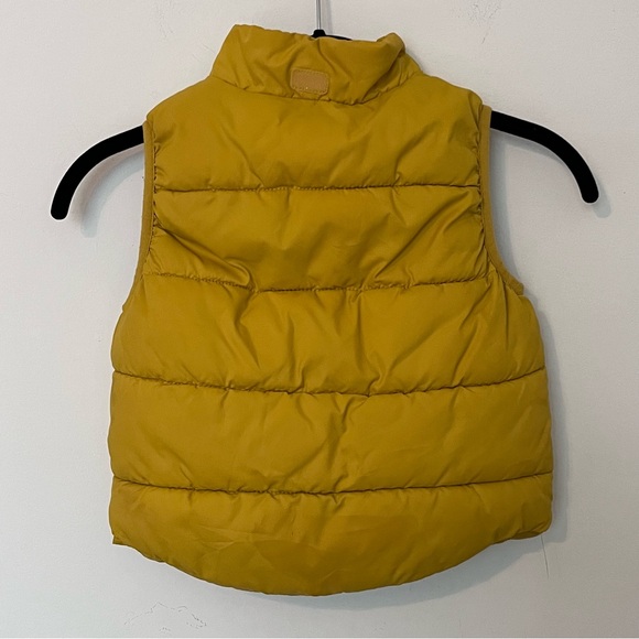 H&M Puffer Vest Ochre Yellow Kids Toddler Size 2-4 Years - Picture 3 of 10